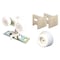 Prime-Line Prime-Line 0.88 in. D X 3 in. L Mill White Steel Hardware Kit 1 pk 162450 - alternate 1